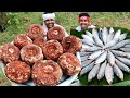 Hilsha ELEPHANT FOOT YAM COOKING | Traditional Ilish Fish curry with Yam Recipe for Village People