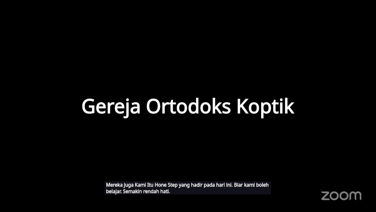 ibadah minggu: Jangan Menghakimi, Bersama : Lydia Tawfik