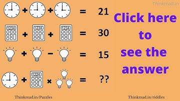 Clock Calculator and Bulb viral Puzzle with answer | watch light Calculator math Puzzle