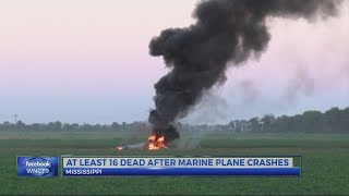 CBS News: Military plane crash that killed 16 departed Cherry Point