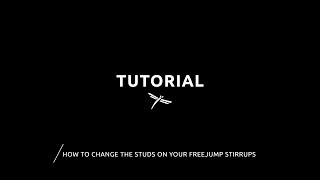 FREEJUMP TUTORIAL | How to change the studs on your Freejump stirrups?