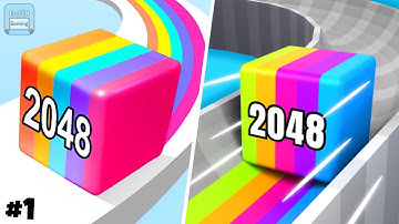 Jelly Run 2048 | Jelly Tube Run 2048 | Android, iOS | Satisfying Mobile Games #1