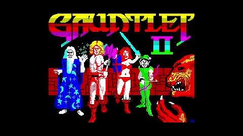 Gauntlet II - Title Screen Music - Sinclair ZX Spectrum
