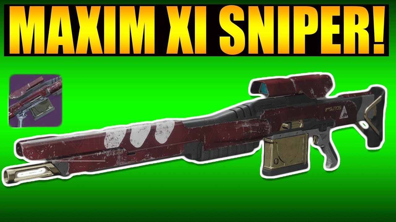 Destiny 2 | MAXIM XI Best Sniper Rifle In Destiny 2 New Monarchy Faction Weapons PAID2BFAMOUS