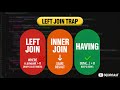 SQL Trap: Why Your LEFT JOIN Loses Rows (NULL + GROUP BY Explained)