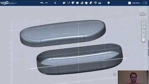Autodesk 123D Design - Sunglasses Case for 3D Printing