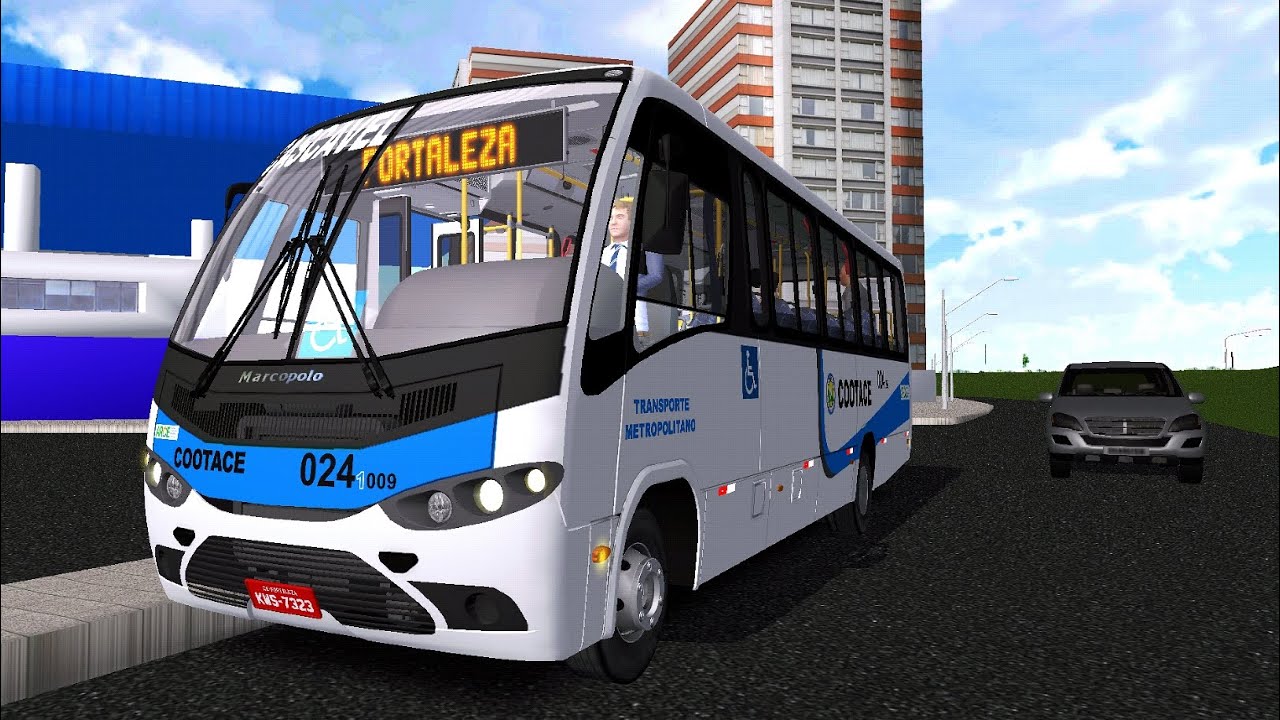 🟡proton bus simulator - ônibus velho na rota! mb of-1519! + skin 