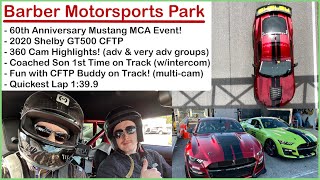 Barber Motorsports Park MCA 60th Anniversary Mustang Track Fun!