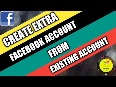 Create Another Facebook Account from Existing Account 🔥🔥🔥 @jerushtechs9753