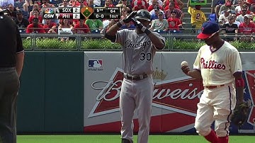 CWS@PHI: De Aza lines a two-run double into right