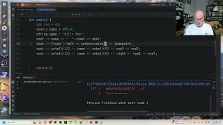 C++ cout Part 2