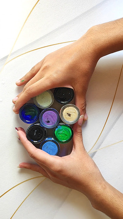 How To Clean Colour Bottle 🩷 || Acrylic bottle reuse #shorts #art #craft #painting