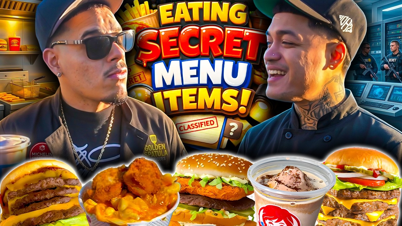 Ешьте только секретные блюда из меню в течение 24 часов!