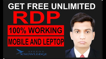 How To Create Free RDP 2023 | Best Free RDP 2023 || Create Free RDP Leptop And Mobile | Urdu/Hindi