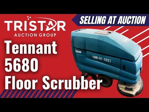 Tennant 5680 Floor Scrubber - YouTube