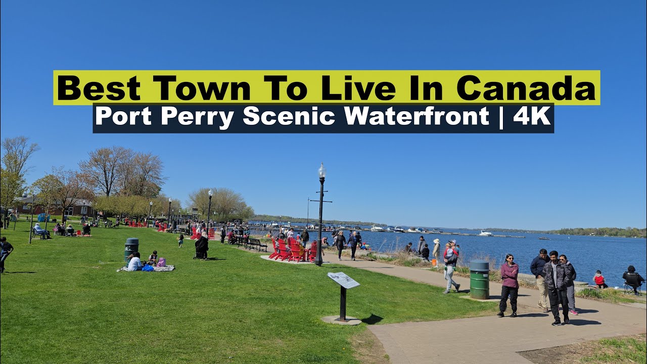 Scenic Walk Along Port Perry's Beautiful Waterfront - YouTube
