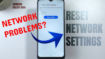 How to Reset Network Settings on Galaxy A04e | Restore Network Defaults