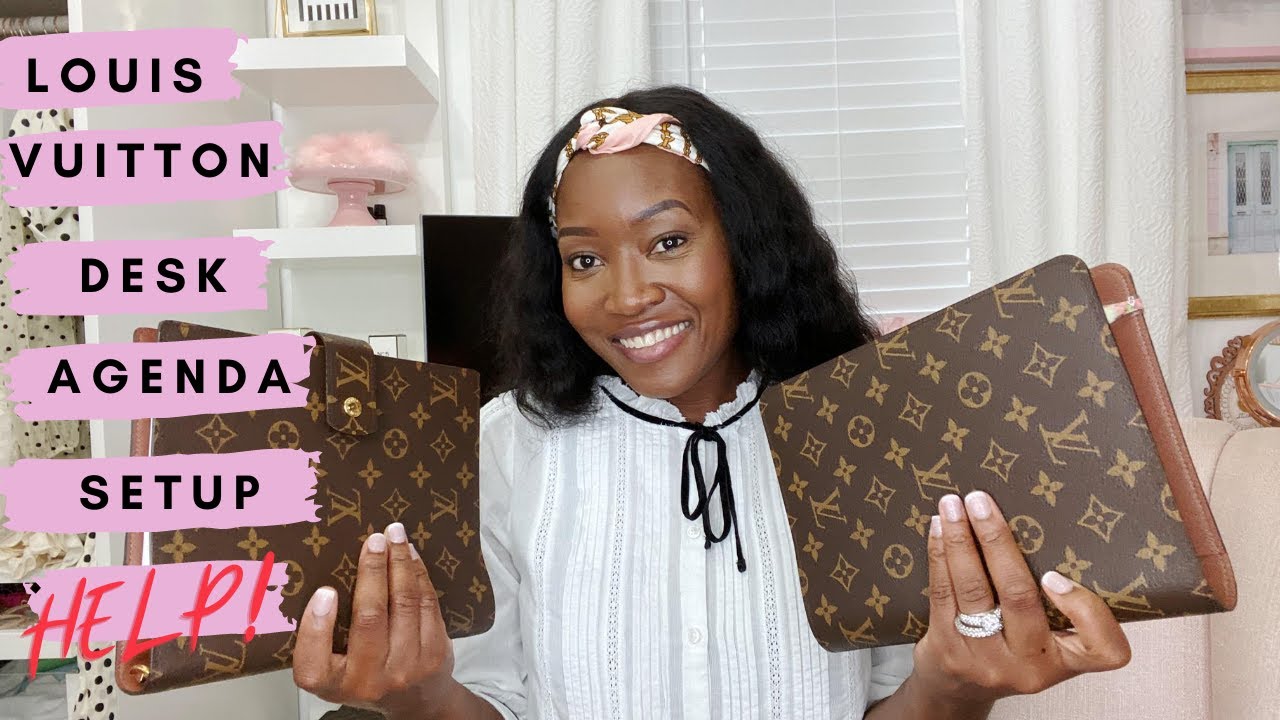 Louis Vuitton Desk Agenda Cover Review & Personal Planner Set Up 