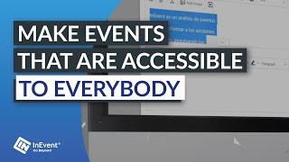 Accessibility to broadcast with InEvent