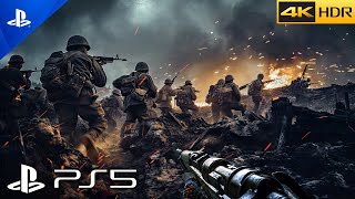 (Ps5) Battle Of Hamburg | Immersive Realistic Ultra Graphics Gameplay [4K 60Fps Hdr] Call Of Duty