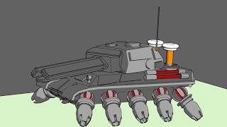 Hover Tank thrust animation test