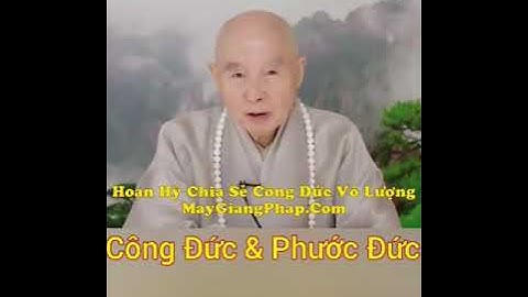 CÔNG ĐỨC VÀ PHƯỚC ĐỨC