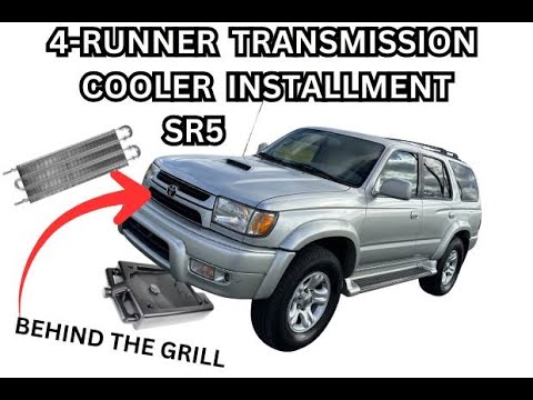 Transmission Cooler Install Toyota 4Runner SR5 Fix Slipping