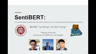 SentiBERT:A Transferable Transformer-Based Architecture for Compositional Sentiment Semantics(ACL20)