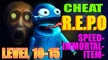 Cheat R.E.P.O SOLO: Speed, Immortal, Item,... Fighting All Monster level 10-15 (Full Mod Menu)