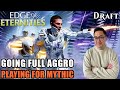 Going Full Aggro Playing For Mythic | Edge Of Eternities Draft | MTG Arena