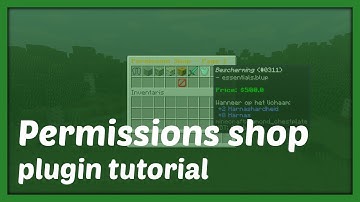 PERMISSIONSHOP PLUGIN || Tutorial [Nederlands/Dutch]