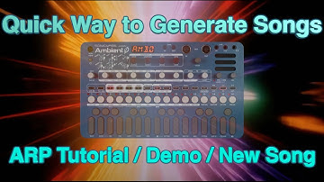 New Song + Tips, Tricks & Overview for Generating Songs w/ the Sonicware Liven Ambient Ø Arpeggiator