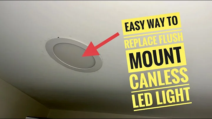 How To Replace A Canless LED Ceiling Light