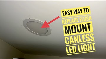 How To Replace A Canless LED Ceiling Light