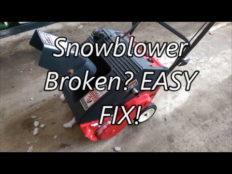 What To Do When Your Snow Blower Won T Start