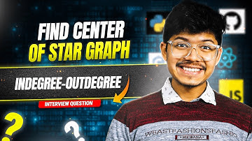 1791. Find Center of Star Graph | Indegree - Outdegree