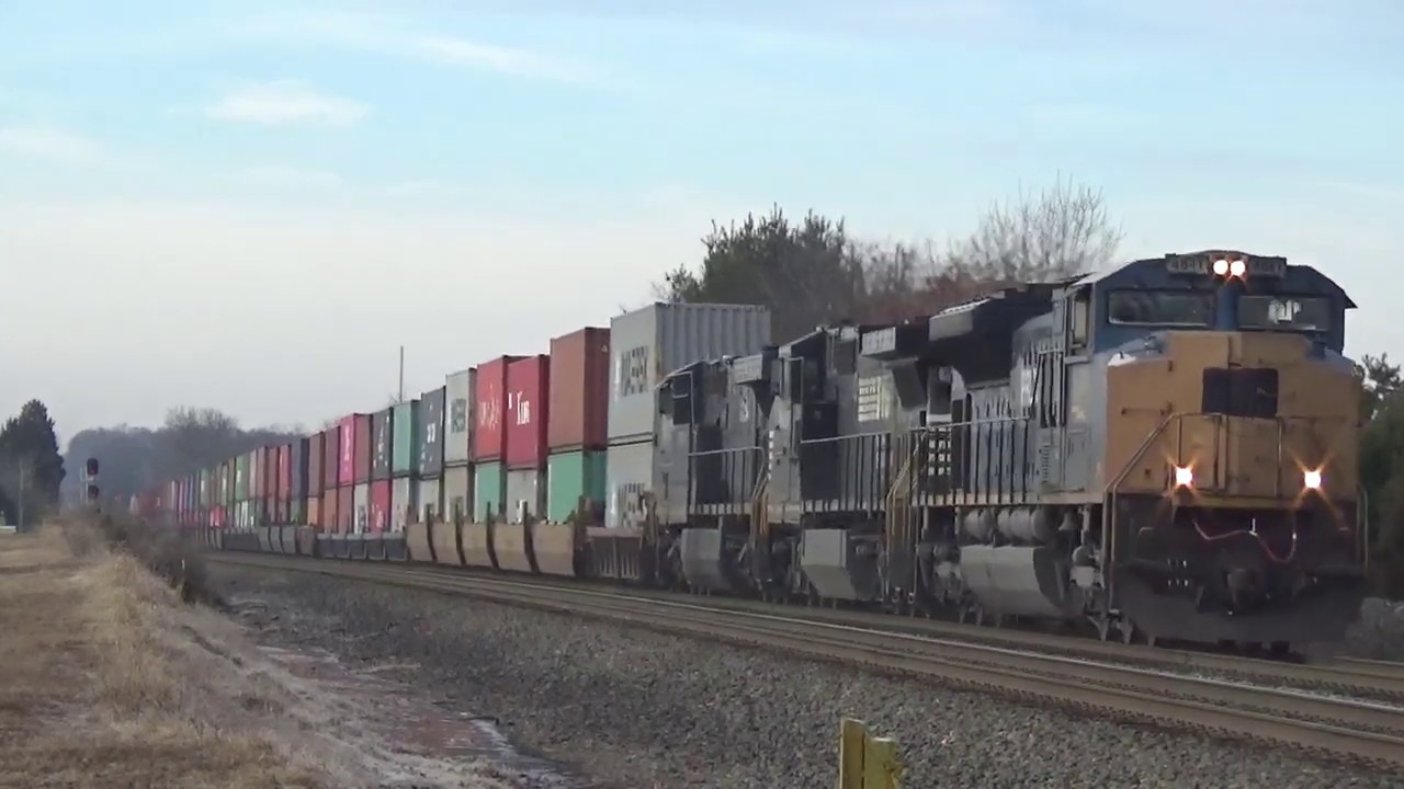 PRLX SD70ACe Leads Norfolk Southern Intermodal Train 227 at South ...