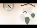 DIY room decoration. Макраме перья / листья