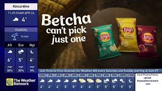 The Weather Network Local Forecast, Kincardine, 4/26/2025 (Better Quality)