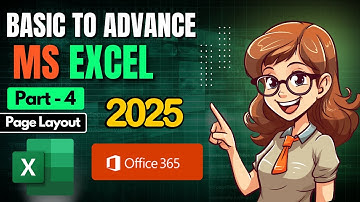 MS Excel (Part-4) Page Layout #excel #information #microsoft #technoshekhar #exceltutorial #skills