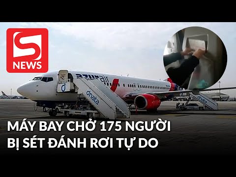 Xôn xao clip máy bay chở 175 người bị sét đánh rơi tự do giữa bầu trời