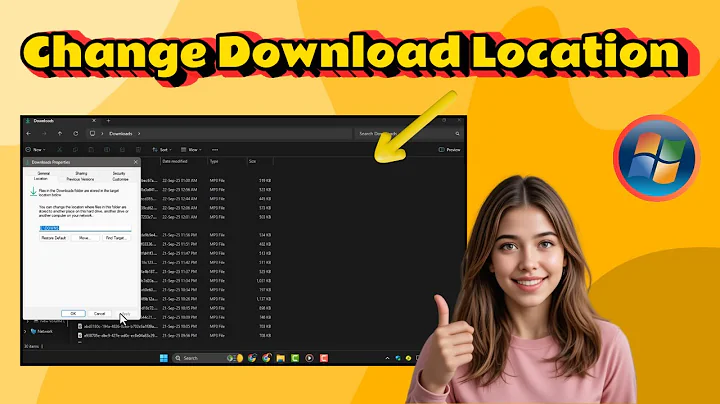 How To Change Download Location In Windows 11 | Custom Folder Guide (2025)