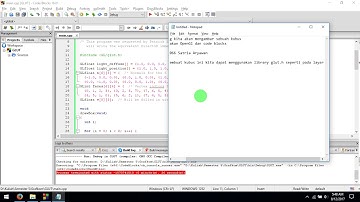 Kubus dengan OpenGL dan Codeblocks