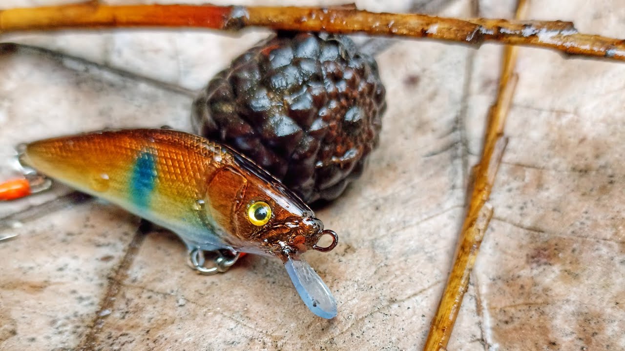 Making mini minnow 45mm || Boncoslure - VERDIGRIS BARB