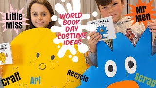 World Book Day fancy dress, costume ideas. Mr Men and Little Miss.