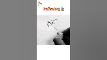 Oneline Art😱Oneline owl drawing🦉Easy drawing #viral #youtubeshorts #shorts #trending #drawing