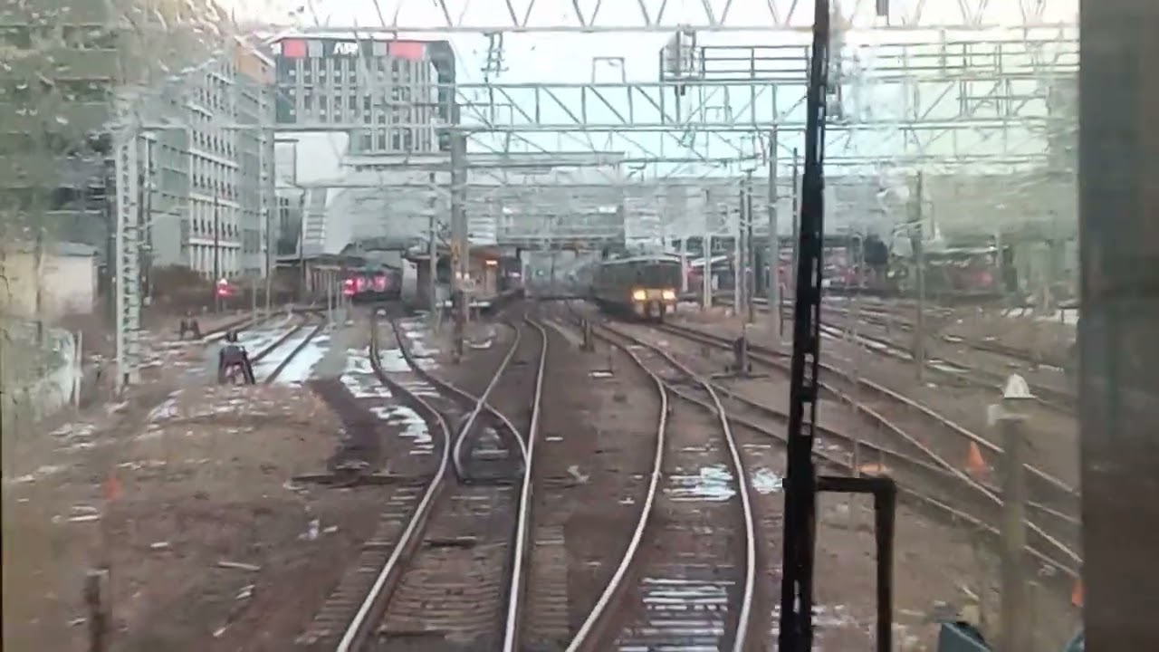 ミュージックホーンで入線！