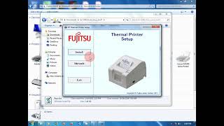 install driver  printer fujitsu fp 1000
