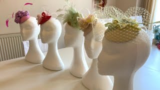 EMBELLISHING FASCINATORS | BIRDCAGE Veil, Curling Quills And Feathers | Didsbury Art Studio