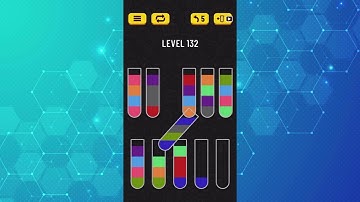 Water Sort Puzzle Level 132 Gameplay